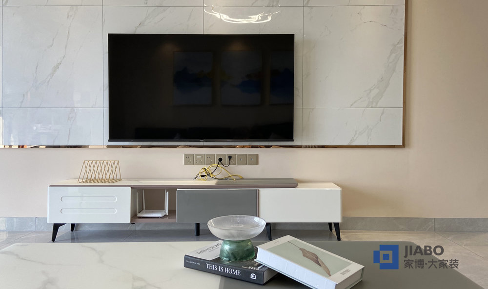 白金漢宮裝修實(shí)景圖北歐風(fēng)格設(shè)計(jì)案例 電視背景墻.jpg