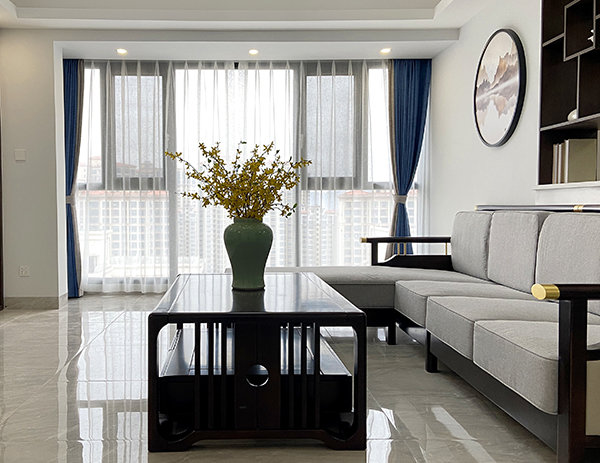 西郡湘山里143平方四室兩廳新中式風格裝修案例