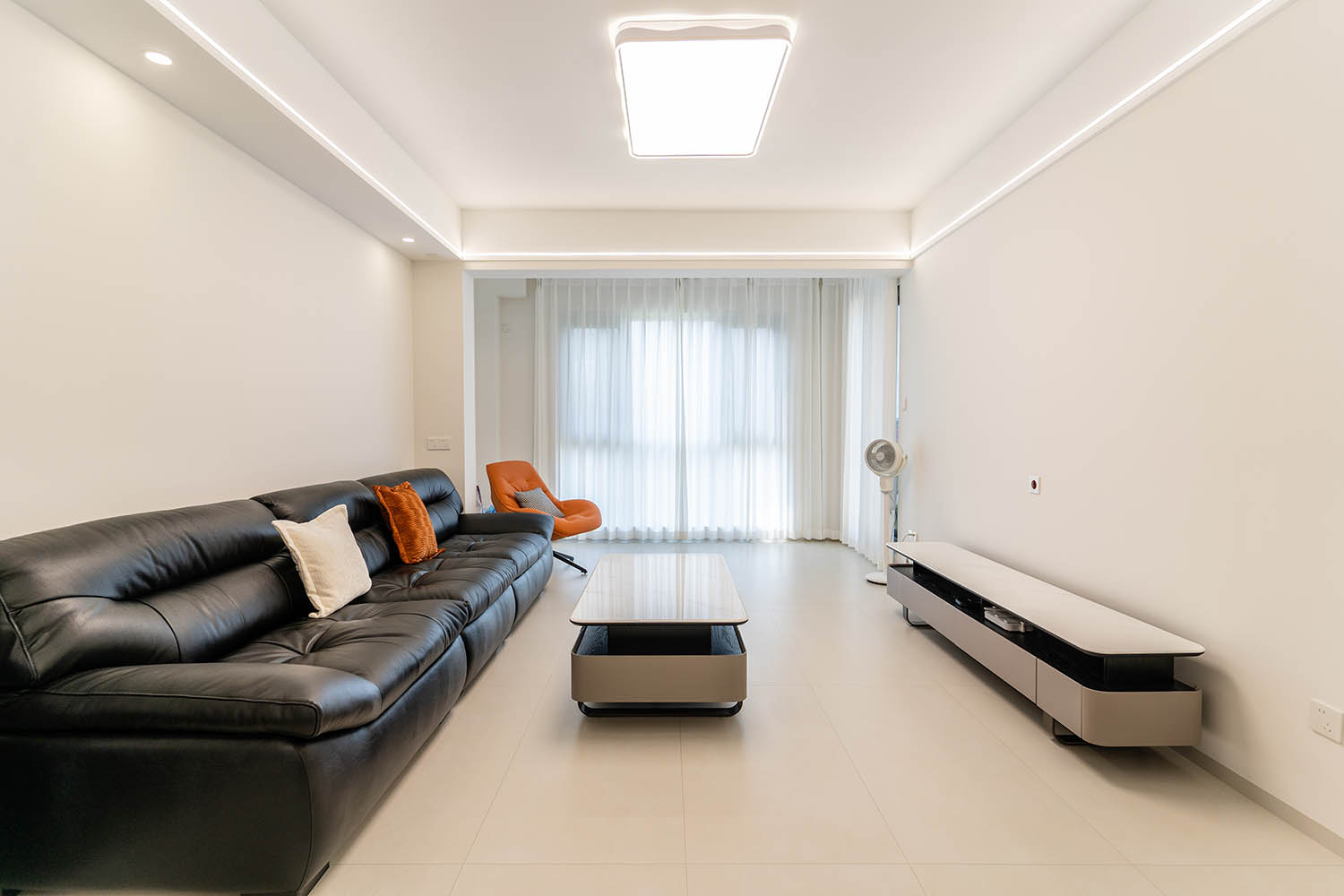 株洲家博整裝綠地城際空間站125㎡現(xiàn)代簡(jiǎn)約風(fēng)格裝修賞析