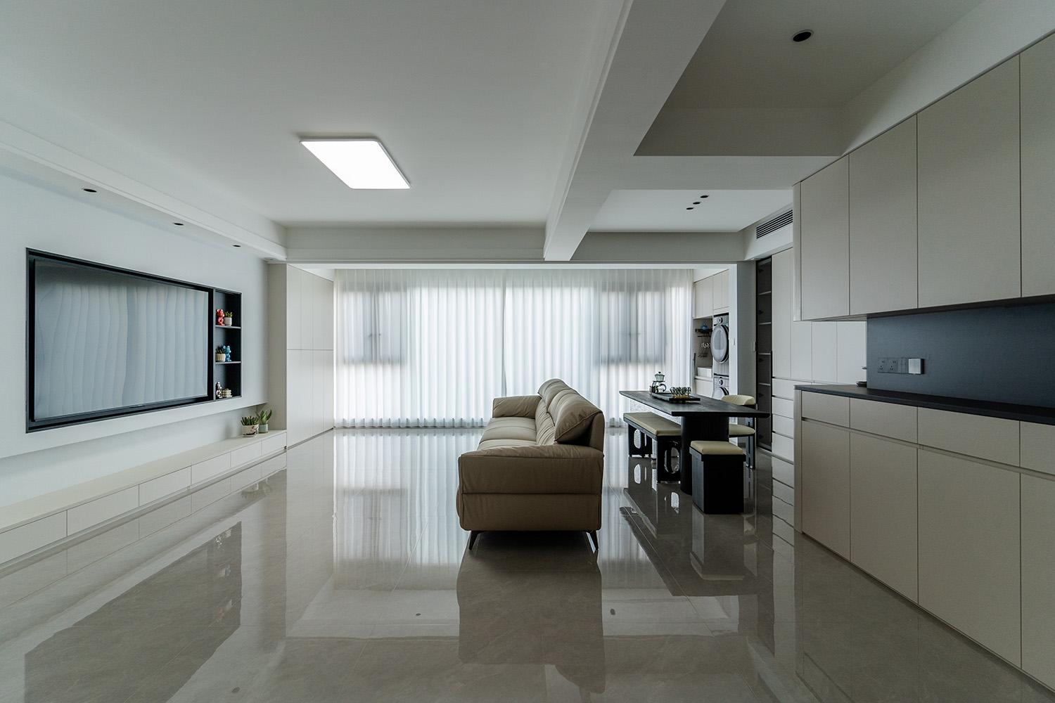 株洲家博整裝中海譽(yù)園130㎡現(xiàn)代風(fēng)格裝修賞析